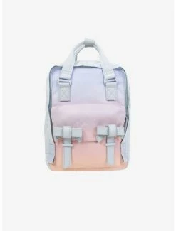 Luggage Doughnut Macaroon Mini Sky X Ribbon Blue Lotus Mini Backpack