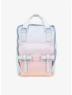 Backpacks Doughnut Macaroon Sky X Ribbon Blue Lotus Backpack