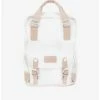 Backpacks Doughnut Macaroon Milkshake Milky Peach Backpack -Bowie Shop 20504380 hi