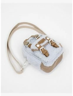 Crossbody Bags Doughnut Macaroon Tiny Fluffy Stadium Blue Lotus X Hazelnut Mini Crossbody Bag -Bowie Shop 20513432 av3